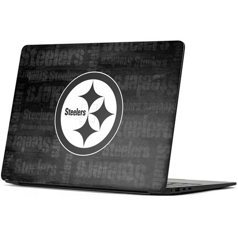 NFL Pittsburgh Steelers Black & White Surface Laptop 7 15in Skin