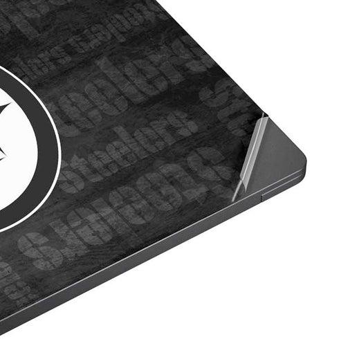 NFL Pittsburgh Steelers Black & White Surface Laptop 7 15in Skin