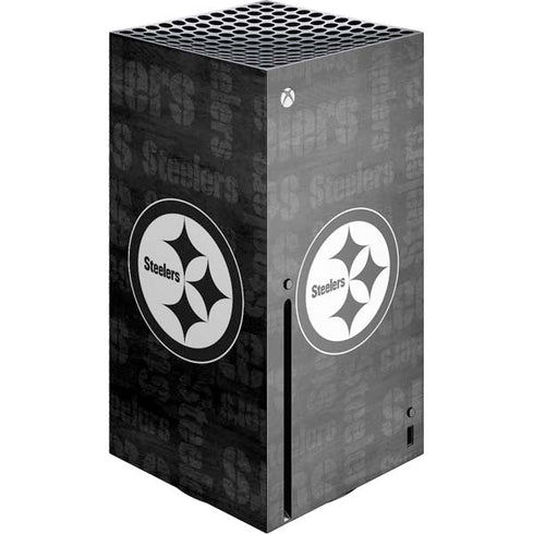 NFL Pittsburgh Steelers Black & White Xbox Series X Skins