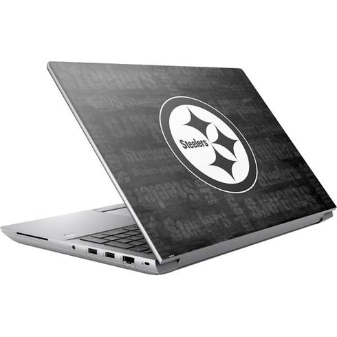 NFL Pittsburgh Steelers Black & White HP ZBook Fury 16 G10 Skin