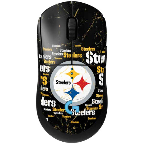 NFL Pittsburgh Steelers Black Blast G Pro Wireless Gaming Mouse Skin