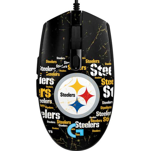 NFL Pittsburgh Steelers Black Blast G203 Prodigy RGB Wired Gaming Mouse Skin