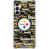 NFL Pittsburgh Steelers Black Blast Gabb Phone 4 Clear Case
