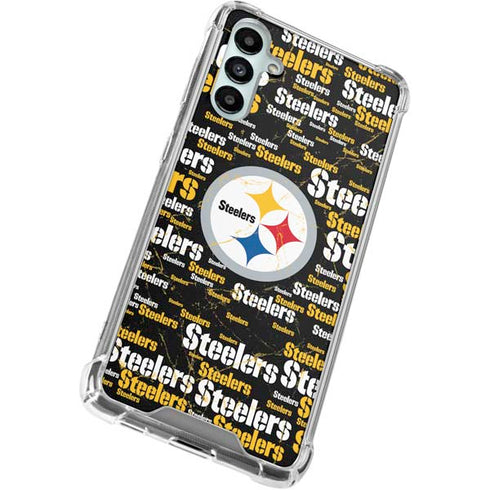 NFL Pittsburgh Steelers Black Blast Gabb Phone 4 Clear Case