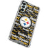 NFL Pittsburgh Steelers Black Blast Gabb Phone 4 Clear Case