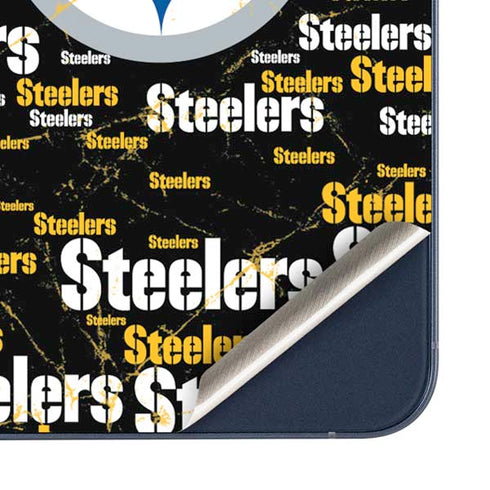 NFL Pittsburgh Steelers Black Blast Galaxy A36 5G Skin