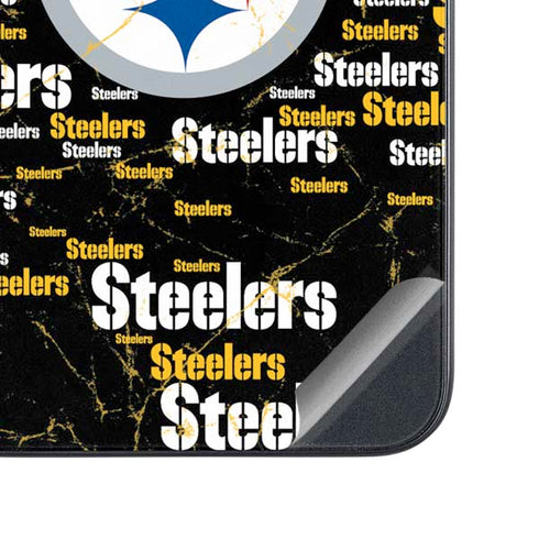 NFL Pittsburgh Steelers Black Blast Galaxy A54 5G Skin