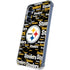 NFL Pittsburgh Steelers Black Blast Galaxy A55 5G Clear Case