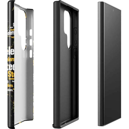 NFL Pittsburgh Steelers Black Blast Galaxy S23 Ultra Pro Case