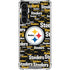 NFL Pittsburgh Steelers Black Blast Galaxy S24 FE Clear Case