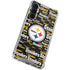 NFL Pittsburgh Steelers Black Blast Galaxy S24 FE Clear Case