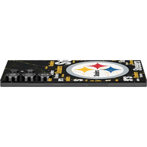 NFL Pittsburgh Steelers Black Blast Galaxy S25 Ultra Skin