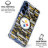 NFL Pittsburgh Steelers Black Blast Galaxy S25 FE Clear Case