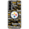 NFL Pittsburgh Steelers Black Blast Galaxy S26 Clear Case