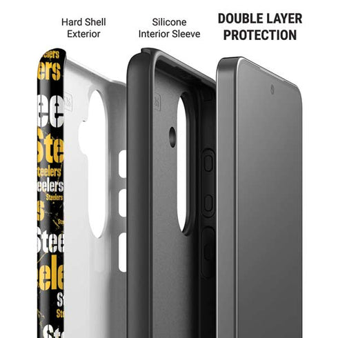 NFL Pittsburgh Steelers Black Blast Galaxy S26 Impact Case
