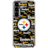 NFL Pittsburgh Steelers Black Blast Galaxy S26 Plus Clear Case