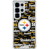 NFL Pittsburgh Steelers Black Blast Galaxy S26 Ultra Clear Case
