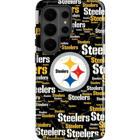 NFL Pittsburgh Steelers Black Blast Galaxy S26 Ultra Impact Case