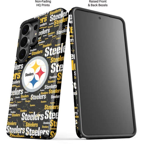 NFL Pittsburgh Steelers Black Blast Galaxy S26 Ultra Impact Case