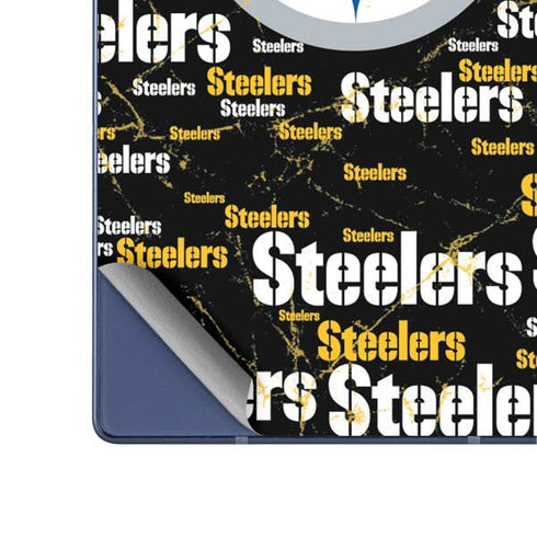 NFL Pittsburgh Steelers Black Blast Galaxy Z Fold6 Skin