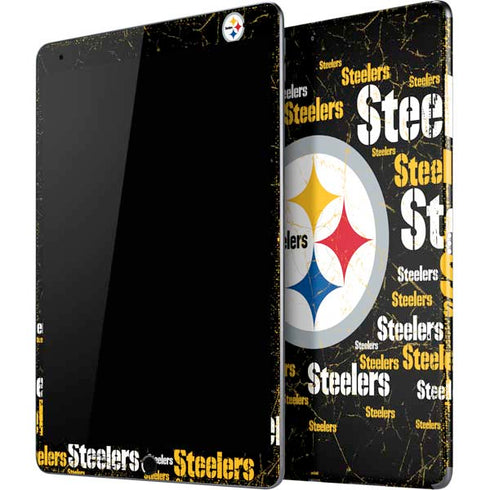 NFL Pittsburgh Steelers Black Blast iPad Skins