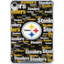 NFL Pittsburgh Steelers Black Blast iPad 11th Gen (2025) Clear Case