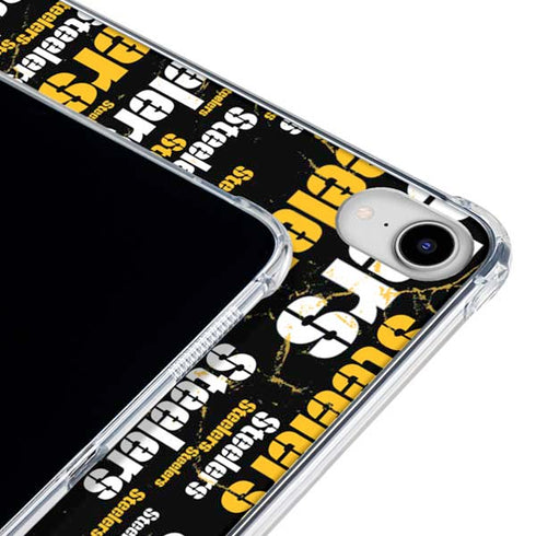 NFL Pittsburgh Steelers Black Blast iPad 11th Gen (2025) Clear Case