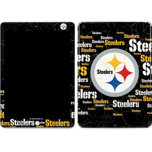 NFL Pittsburgh Steelers Black Blast Apple iPad Skin