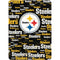 NFL Pittsburgh Steelers Black Blast Apple iPad Air Skin