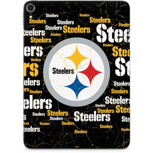 NFL Pittsburgh Steelers Black Blast Apple iPad Pro Skin