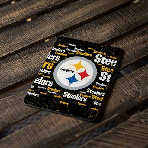 NFL Pittsburgh Steelers Black Blast Apple iPad Pro Skin