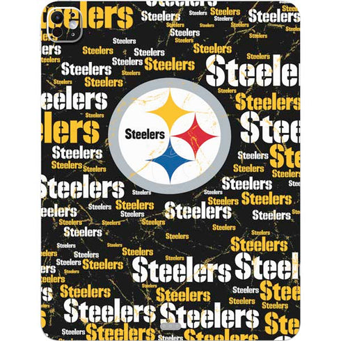 NFL Pittsburgh Steelers Black Blast iPad Pro 13in M4 (2024) Skin