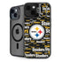 NFL Pittsburgh Steelers Black Blast iPhone 14 Plus Kickstand Case