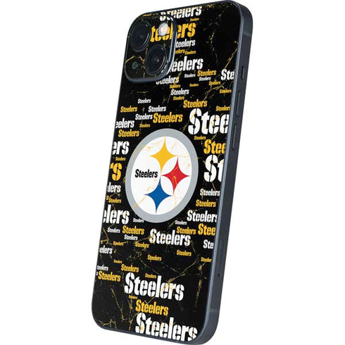NFL Pittsburgh Steelers Black Blast iPhone Skins