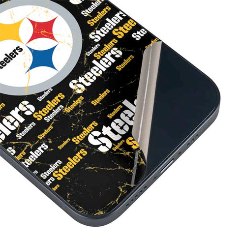 NFL Pittsburgh Steelers Black Blast iPhone Skins