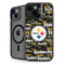 NFL Pittsburgh Steelers Black Blast iPhone 15 Plus Kickstand Case