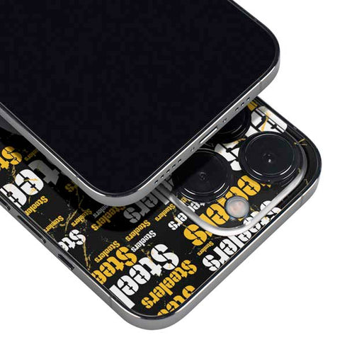 NFL Pittsburgh Steelers Black Blast iPhone 15 Pro Max Skin