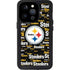 NFL Pittsburgh Steelers Black Blast iPhone 15 Pro Waterproof Case