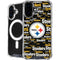 NFL Pittsburgh Steelers Black Blast iPhone 16 MagSafe Case