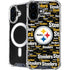NFL Pittsburgh Steelers Black Blast iPhone 16 MagSafe Case