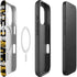 NFL Pittsburgh Steelers Black Blast iPhone 16 Magsafe Impact Case