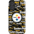 NFL Pittsburgh Steelers Black Blast iPhone 16 Plus Impact Case