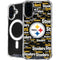 NFL Pittsburgh Steelers Black Blast iPhone 16 Plus MagSafe Case