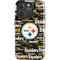 NFL Pittsburgh Steelers Black Blast iPhone 16 Pro Impact Case