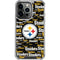 NFL Pittsburgh Steelers Black Blast iPhone 16 Pro Max Clear Case