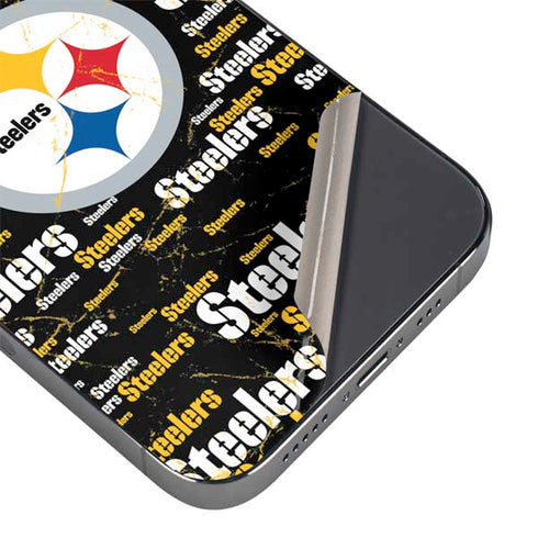 NFL Pittsburgh Steelers Black Blast iPhone 16 Pro Max Skin