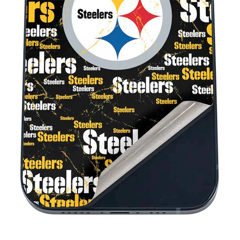 NFL Pittsburgh Steelers Black Blast iPhone 16 Skin