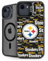 NFL Pittsburgh Steelers Black Blast iPhone 16e Kickstand Case
