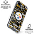 NFL Pittsburgh Steelers Black Blast iPhone 16e Clear Case