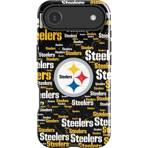 NFL Pittsburgh Steelers Black Blast iPhone 17 Air Impact Case
